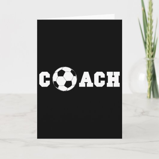 Fußballtrainer S - Coaching Staff Shirt Tees Karte (Vorderseite)