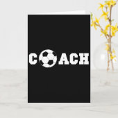 Fußballtrainer S - Coaching Staff Shirt Tees Karte (Gelbe Blume)