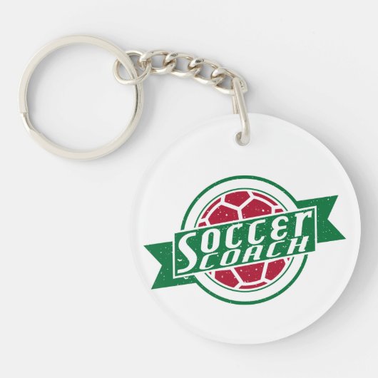 Fußballtrainer Schlüsselanhänger (Vorderseite)