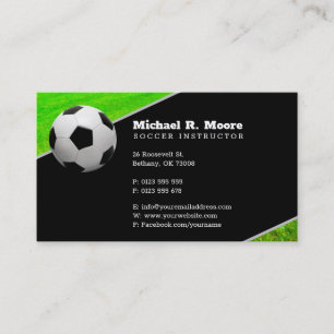 Fußballtrainer Sportgeschenke Visitenkarte
