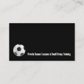 Fußballtrainer | Sportgeschenke Visitenkarte (Rückseite)