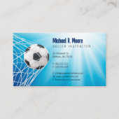 Fußballtrainer | Sportgeschenke Visitenkarte (Vorderseite)