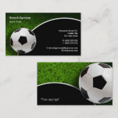 Fußballtrainer | Sportgeschenke Visitenkarte (Vorne/Hinten)