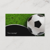 Fußballtrainer | Sportgeschenke Visitenkarte (Rückseite)