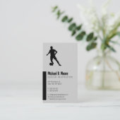 Fußballtrainer | Sportgeschenke Visitenkarte (Stehend Vorderseite)
