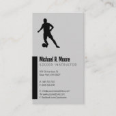Fußballtrainer | Sportgeschenke Visitenkarte (Vorderseite)