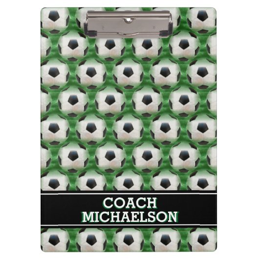 Fußballtrainer, Team oder Lüfter Klemmbrett (Vorderseite)