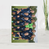 Fußballtrainer Teamfoto Danke (Rückseite)