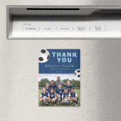 Fußballtrainer-Teamfoto-Dankeschön Magnet (In Situ (Geschirrspüler))