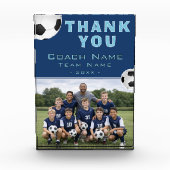 Fußballtrainer-Teamfoto Fotoblock (Vorderseite)