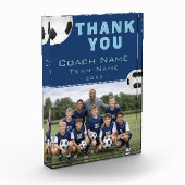 Fußballtrainer-Teamfoto Fotoblock (Links)