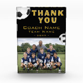 Fußballtrainer-Teamfoto Fotoblock (Vorderseite)