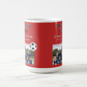 Fußballtrainer-Teamfoto Kaffeetasse (Mittel)