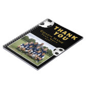 Fußballtrainer-Teamfoto Notizblock (Linke Seite)