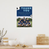 Fußballtrainer-Teamfoto Poster (Küche)