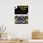 Fußballtrainer-Teamfoto Poster (Küche)