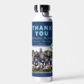 Fußballtrainer-Teamfoto Trinkflasche (Links)