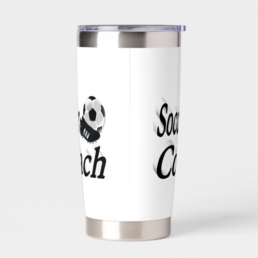 Fußballtrainer Thermobecher (Links)