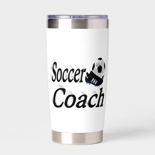 Fußballtrainer Thermobecher (Rückseite)