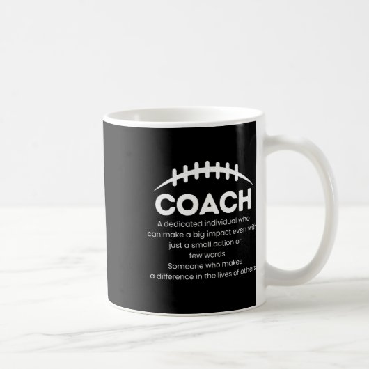 Fußballtrainer Unterschied Maker Wertschätzung Ges Kaffeetasse (Rechts)