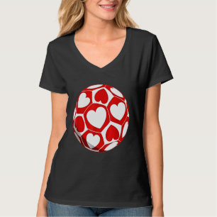 Fußballtrainer Valentinstag für Jungen Mädchen T-Shirt