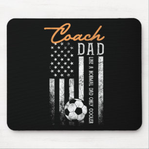 Fußballtrainer-Vater wie ein normaler Vater, nur c Mousepad