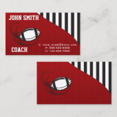 Fußballtrainer Visitenkarte (Vorne/Hinten)