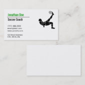 Fußballtrainer Visitenkarte (Vorne/Hinten)