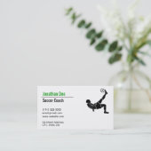 Fußballtrainer Visitenkarte (Stehend Vorderseite)