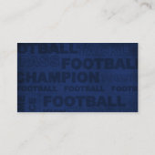 Fußballtrainer Visitenkarte (Rückseite)