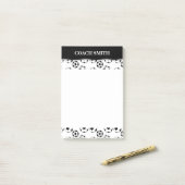 Fußballtrainerfußball PERSONIFIZIEREN Post-it Klebezettel (Auf Schreibtisch)