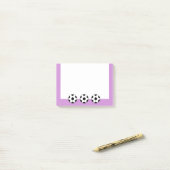 Fußballtrainerfußball PERSONIFIZIEREN Post-it Klebezettel (Auf Schreibtisch)