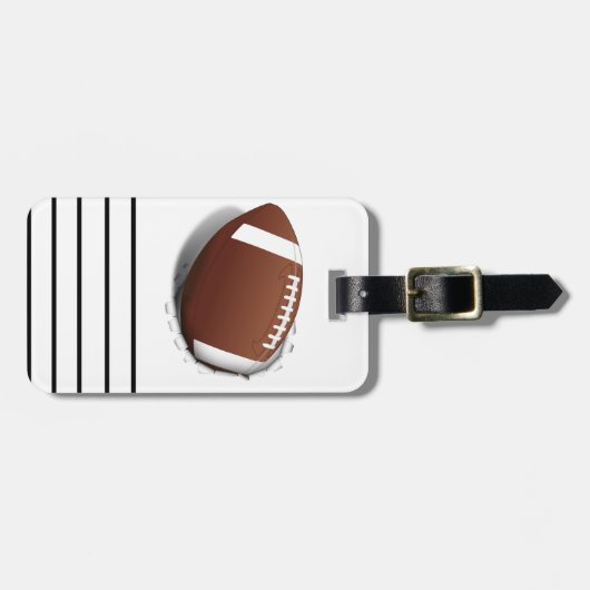 Fußballtränke Gepäckanhänger (Vorderseite horizontal)