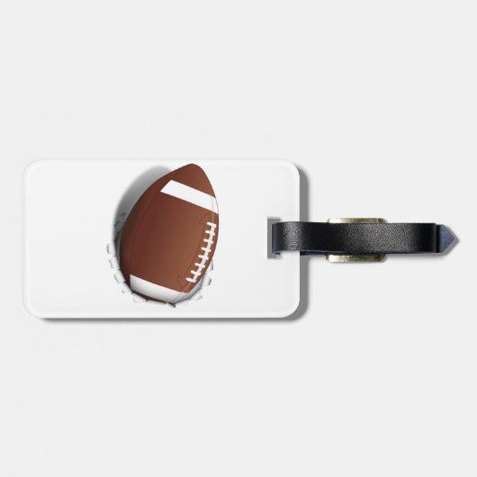 Fußballtränke Gepäckanhänger (Rückseite horizontal)