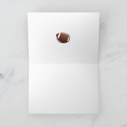 Fußballtränke Karte (Innenseite)