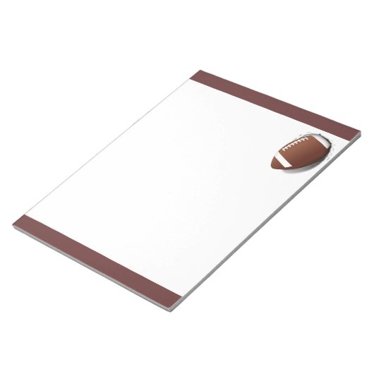 Fußballtränke Notizblock (angewinkelt)