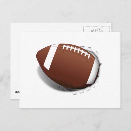 Fußballtränke Postkarte (Vorne/Hinten)