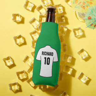 Fußballtrikot in Weiß Flaschenkühler