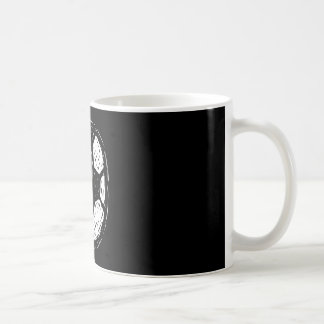 Fußballtrikot Nummer 0 Skizzierter Fußball Ll Stil Kaffeetasse