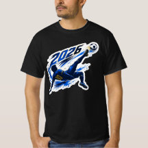 Fußballtrikot-Stil-Silhouette Sport Herren T-Shirt