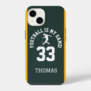 Fußballtrikotnummer-Design iPhone 14 Hülle