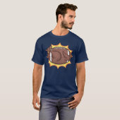 Fußballtruthahn-t T-Shirt (Vorne ganz)