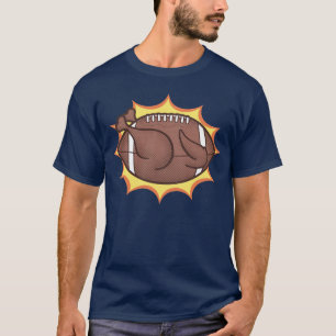 Fußballtruthahn-t T-Shirt