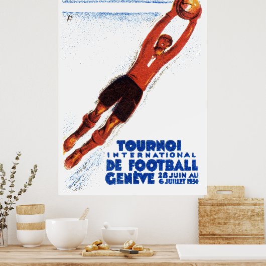 Fußballturnier 1930 poster (Küche)