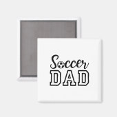 Fußballvater _1 magnet (Vorderseite/Rückseite)