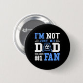 Fußballvater Nummer 1 Fan - Fußball Dad  Button (Vorne & Hinten)