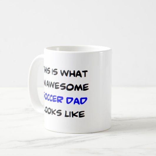 Fußballvater, phantastisch kaffeetasse (Vorderseite Links)