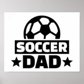 Fußballvater Poster (Vorne)