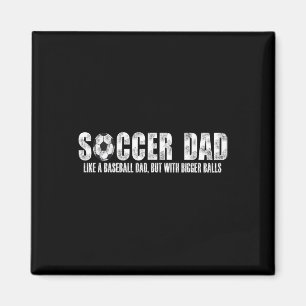 Fußballvater wie ein Baseballvater, aber mit größe Magnet