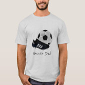 Fußballvatislogan Fußball-/Fußballthema T-Shirt (Vorderseite)